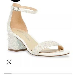 Betsey Johnson ivory heels